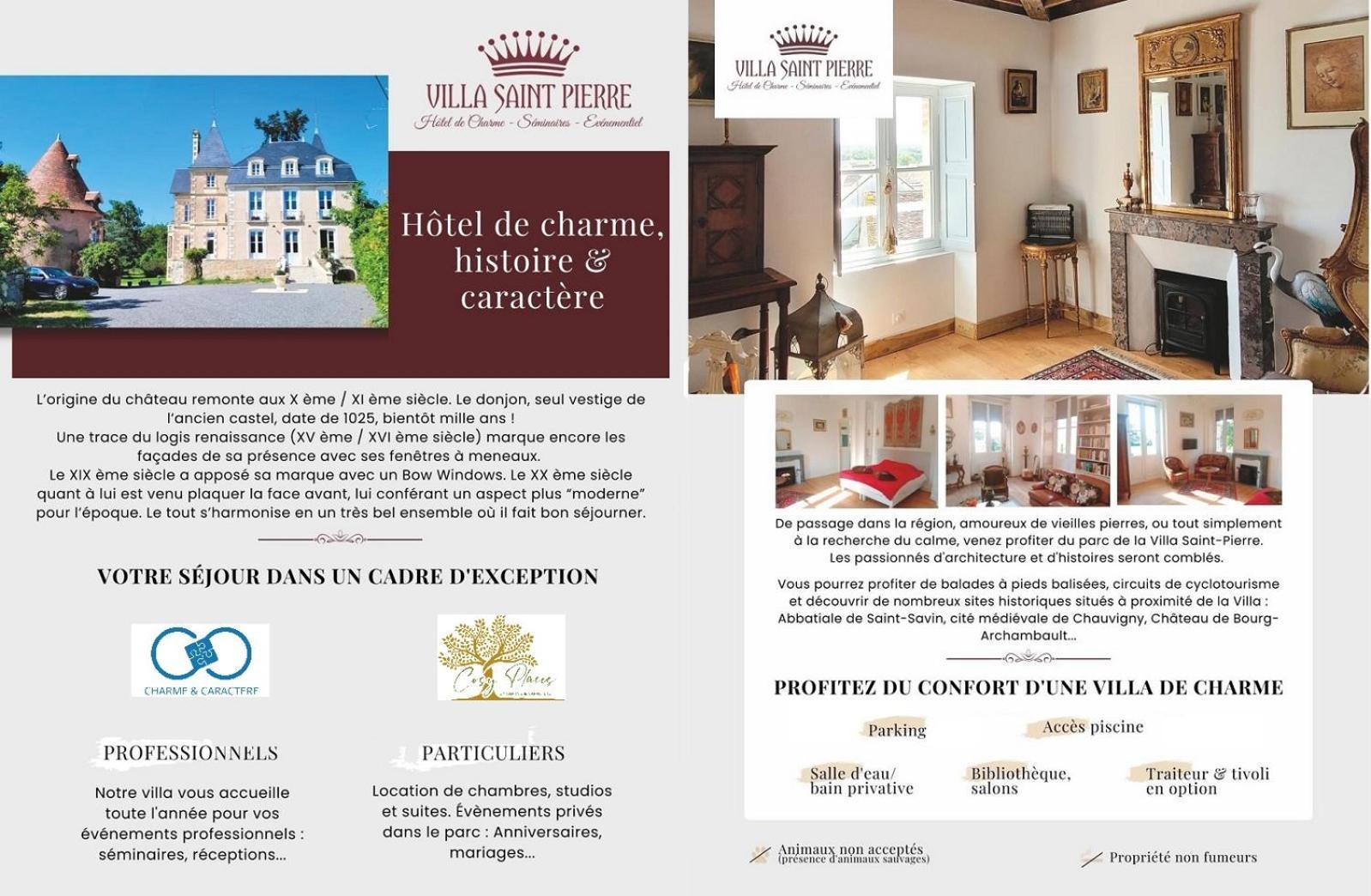 Villa Saint Pierre La Trimouille Екстериор снимка